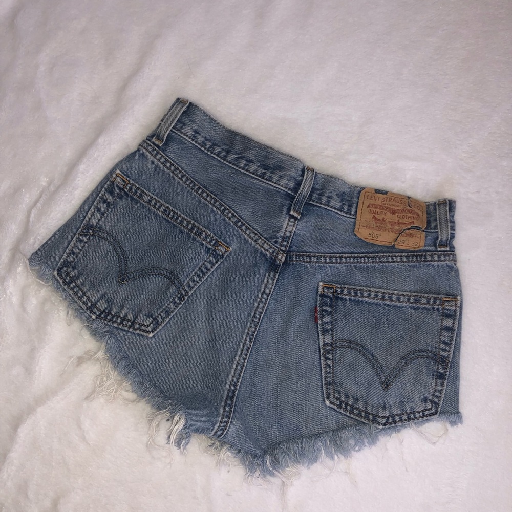 Authentic Vintage 505 Levi Denim Cutoffs